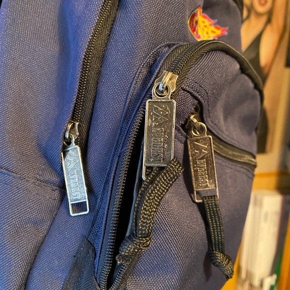 Vintage 90’s flaming Volkswagen logo backpack mini retro GTI JDM golf beetle VW - Picture 4 of 7